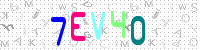 Blue Captcha Image
