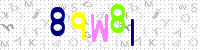 Blue Captcha Image