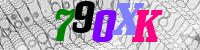 Blue Captcha Image